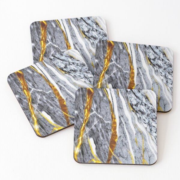Item preview, Marble Stone meets Gold - marble gold texture designed and sold by Ascooepics.