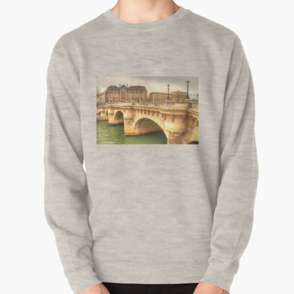 Pont Neuf & a beautiful Paris building Pullover Sweatshirt