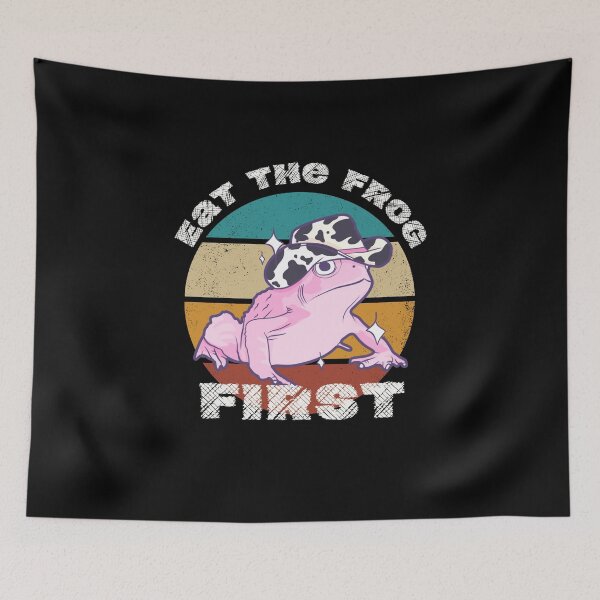 Item preview, Eat The Frog First - Vintage Comic Time - Your own style  designed and sold by Akimatax ✯✯✯✯✯.
