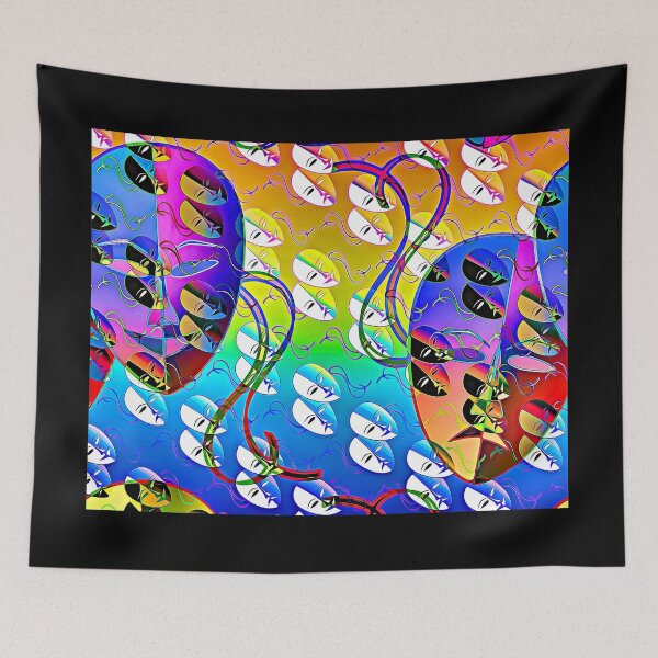Item preview, abstract baloon mask designed and sold by MIKAFXSTORE.