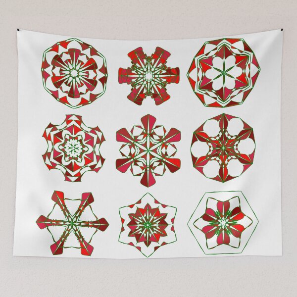 Item preview, Festive snowflake set W9.1 designed and sold by fishpressink.