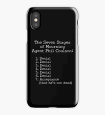 Mourning Agent Coulson iPhone Case/Skin