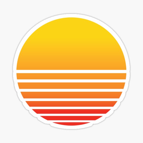 Item preview, Synthwave Sunset designed and sold by Freyzumi.