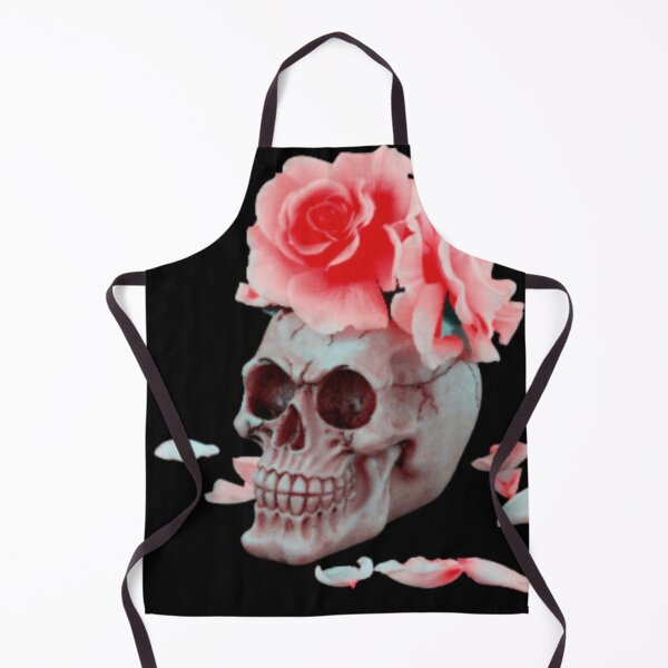 Item preview, bones and botany peach skull designed and sold by TjsDesignsnMore.