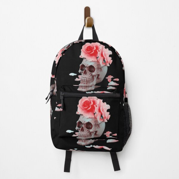Item preview, bones and botany peach skull designed and sold by TjsDesignsnMore.
