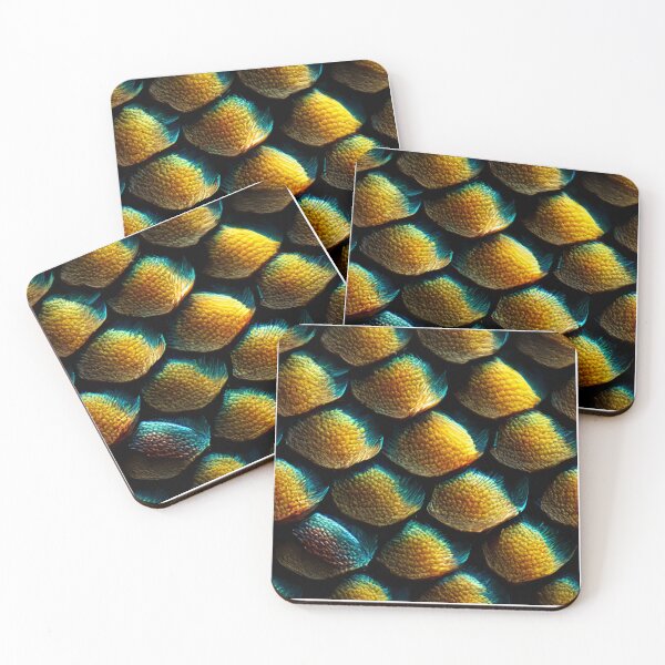 Item preview, Pattern of fish scales underwater designed and sold by Stepan Melnikov | Midpatterns.
