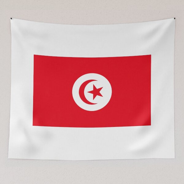 Item preview, Tunisia flag designed and sold by assiya-fashion.
