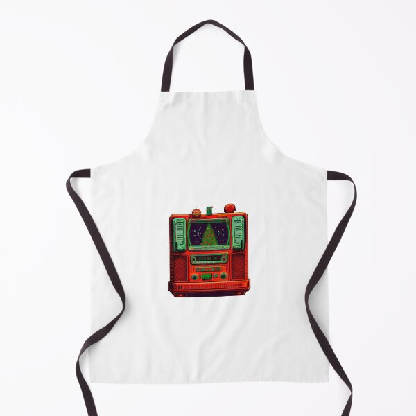 Item preview, Red retro radio (Christmas edition) designed and sold by Pixelarium.