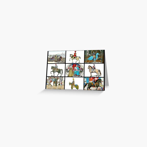 Medieval Romp Greeting Card