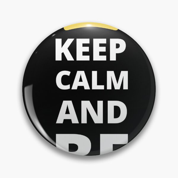 Item preview, Black White Yellow Keep You Calm T-shirt  designed and sold by Lehansa Methuli.