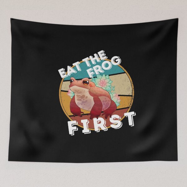 Item preview, Eat The Frog First - Vintage Comic Time - Your own style  designed and sold by Akimatax ✯✯✯✯✯.