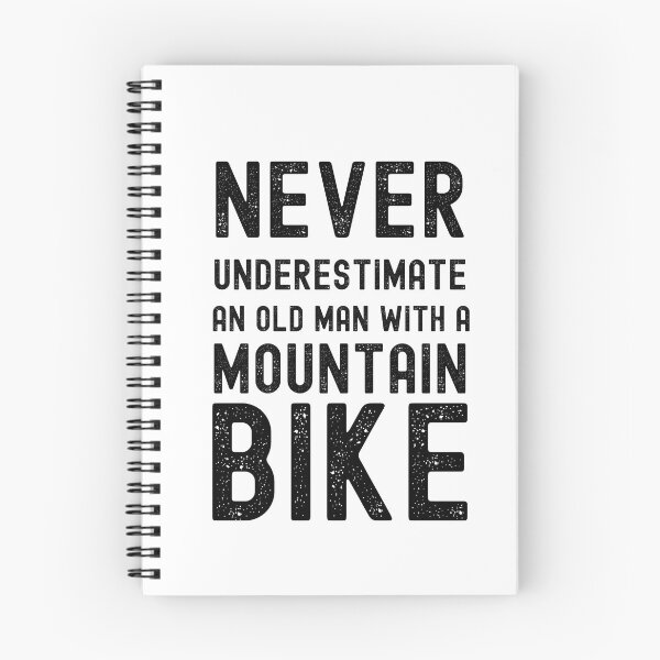 Item preview, Never Underestimate An Old Man With A Mountainbike designed and sold by hijackhippo.