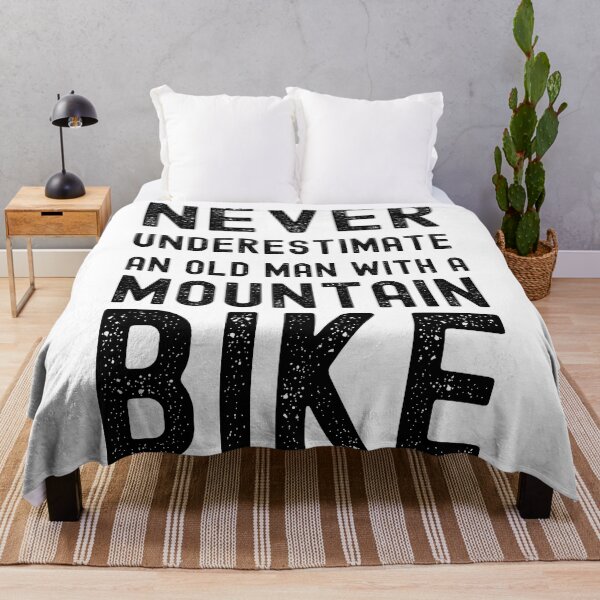 Item preview, Never Underestimate An Old Man With A Mountainbike designed and sold by hijackhippo.
