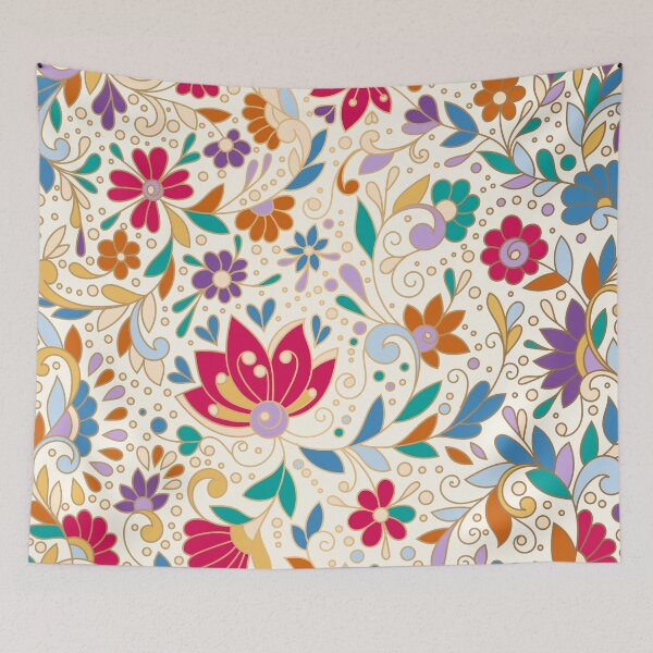 Item preview, Floral fantasy. Colorful abstract pattern. Design 1631. designed and sold by Annartlab.