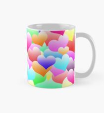 Bubble Hearts Dark Mug