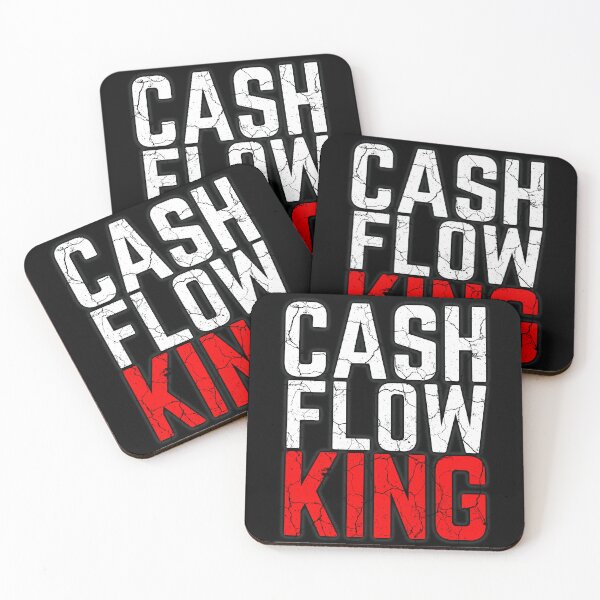 Item preview, CASH FLOW KING red distressed  designed and sold by KingsManKind.