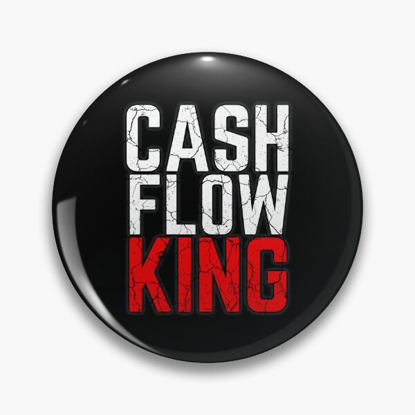 Item preview, CASH FLOW KING red distressed  designed and sold by KingsManKind.