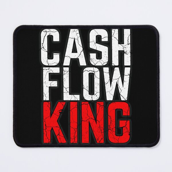 Item preview, CASH FLOW KING red distressed designed and sold by KingsManKind.