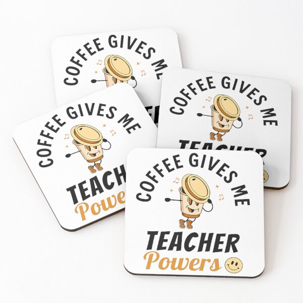 Item preview, Coffee Gives Me Teacher Powers designed and sold by formylovelydog.