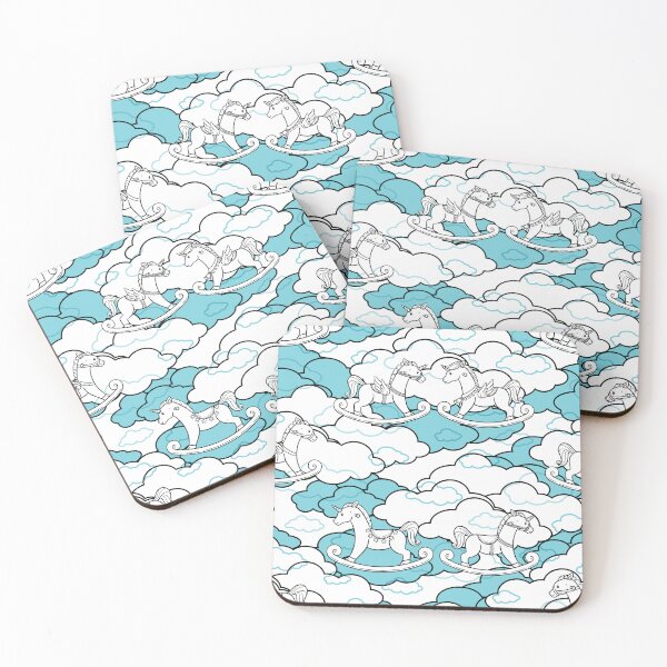Item preview, Cute and Adorable Rocking Horse Seamless Pattern Design designed and sold by ZaryaKiqo.