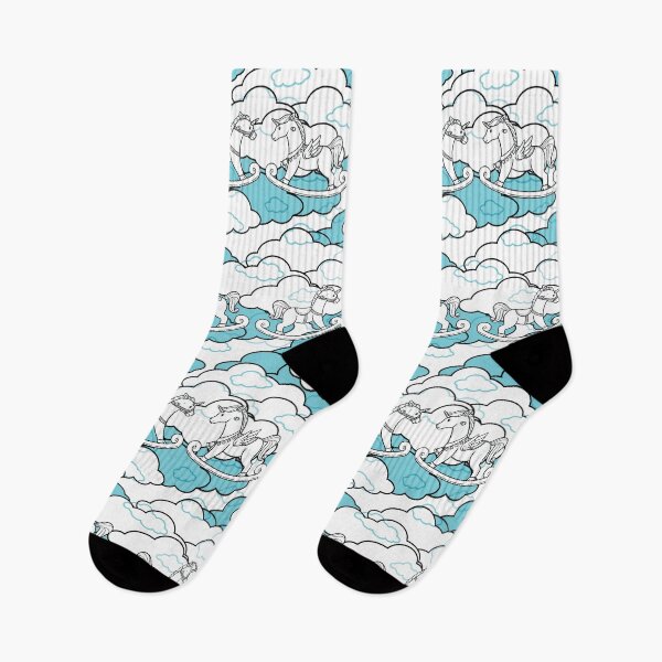 Item preview, Cute and Adorable Rocking Horse Seamless Pattern Design designed and sold by ZaryaKiqo.