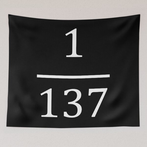 Item preview, Fine Structure Constant, made only for physicists designed and sold by ScienceCorner.