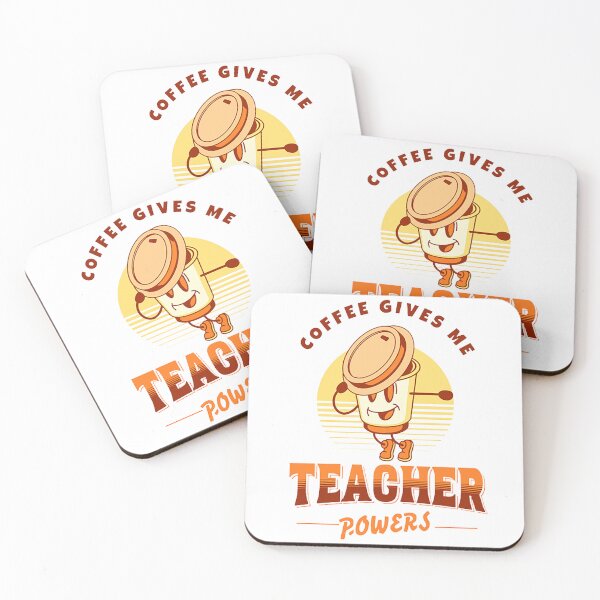 Item preview, Coffee Gives Me Teacher Powers designed and sold by formylovelydog.