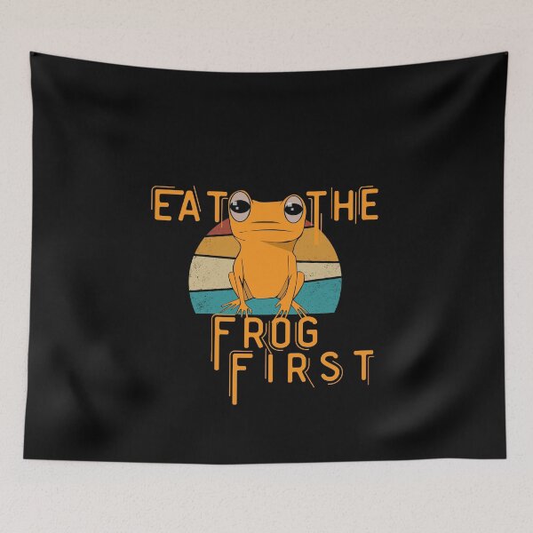 Item preview, Eat The Frog First - Vintage Comic Time - Your own style  designed and sold by Akimatax ✯✯✯✯✯.