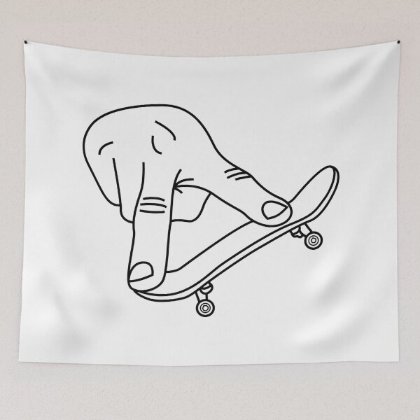 Item preview, Cool Fingerboard drawing designed and sold by Blondiabshop.