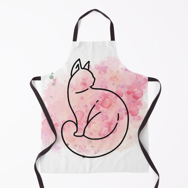 Item preview, Cherry Blossom Watercolor Cat designed and sold by Minima-Vulpes.