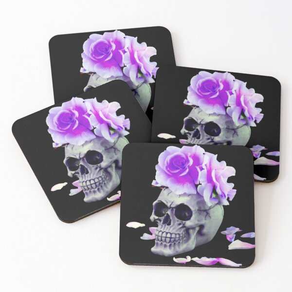 Item preview, bones and botany purple skull designed and sold by TjsDesignsnMore.