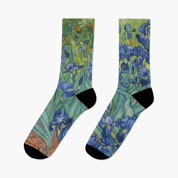 Item preview, Vincent Van Gogh Irises  May 1889 Painting flower pattern designed and sold by ThingsToSmile.