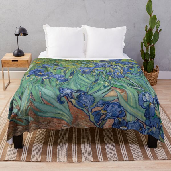 Item preview, Vincent Van Gogh Irises  May 1889 Painting flower pattern designed and sold by ThingsToSmile.