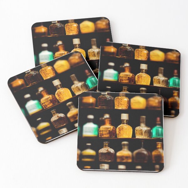 Item preview, Shelf full of spirits with blur effect designed and sold by Stepan Melnikov | Midpatterns.