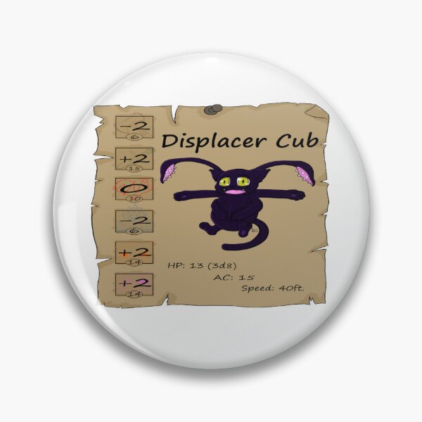 Item preview, Displacer Cub Stats designed and sold by TormentedAngel8.