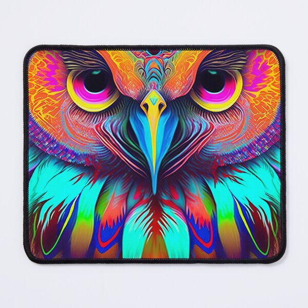 Item preview, Amazing psychedelic and colorful owl designed and sold by Victorsju.