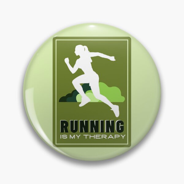 Item preview, Running is my therapy health promoting design designed and sold by DigitalMagShop.
