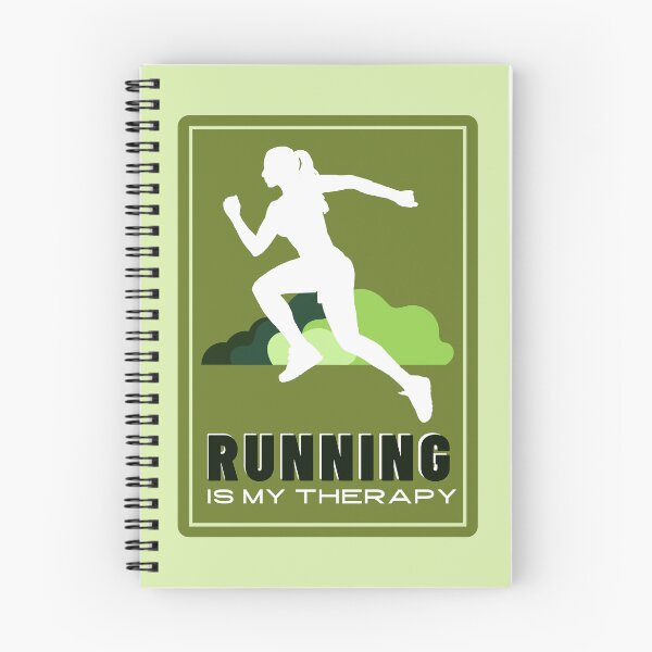 Item preview, Running is my therapy health promoting design designed and sold by DigitalMagShop.