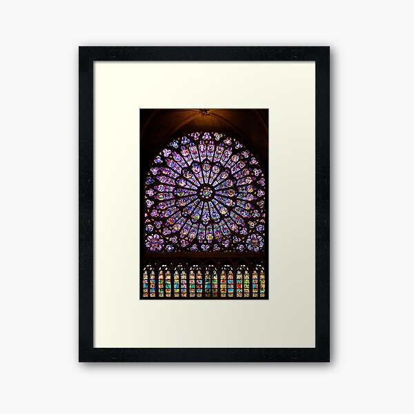 Item preview, The North Rose window of Notre Dame designed and sold by yeamanphoto.