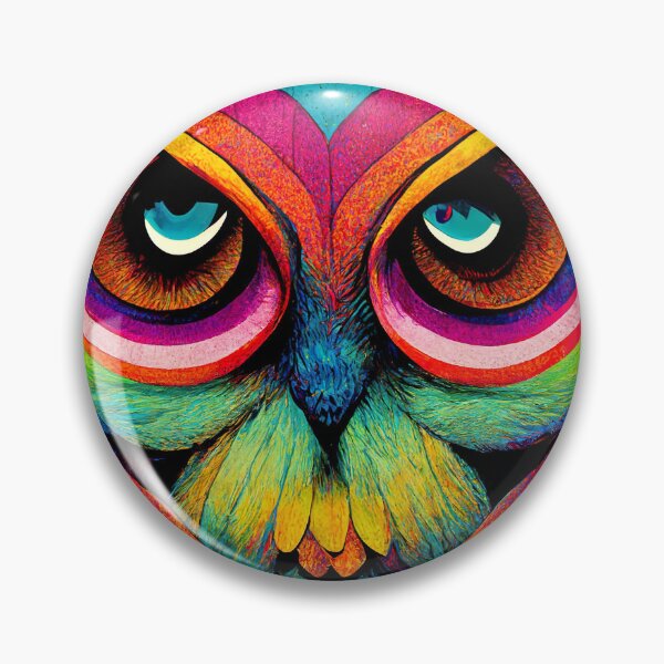 Item preview, A colorful psychedelic owl designed and sold by Victorsju.