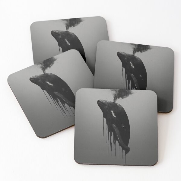 Item preview, polluted whale - Raise awareness about pollution designed and sold by Chillapy.