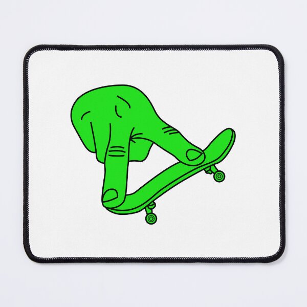 Item preview, Cool green Fingerboard drawing designed and sold by Blondiabshop.
