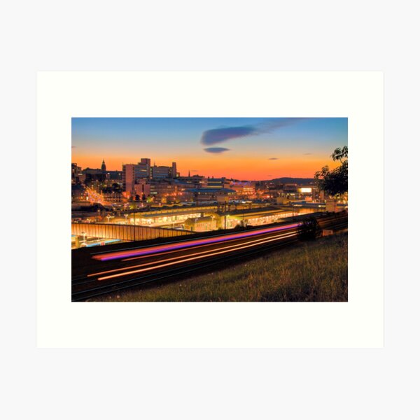 Item preview, Sheffield at night designed and sold by yeamanphoto.
