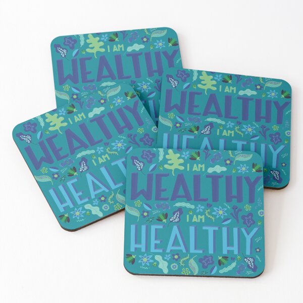 Item preview, Wealth and health affirmation designed and sold by DomaDoma.