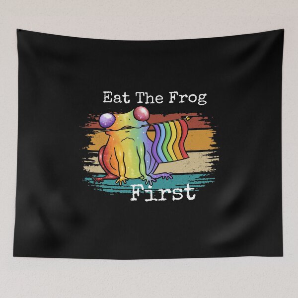 Item preview, Eat The Frog First - Vintage Comic Time - Your own style  designed and sold by Akimatax ✯✯✯✯✯.