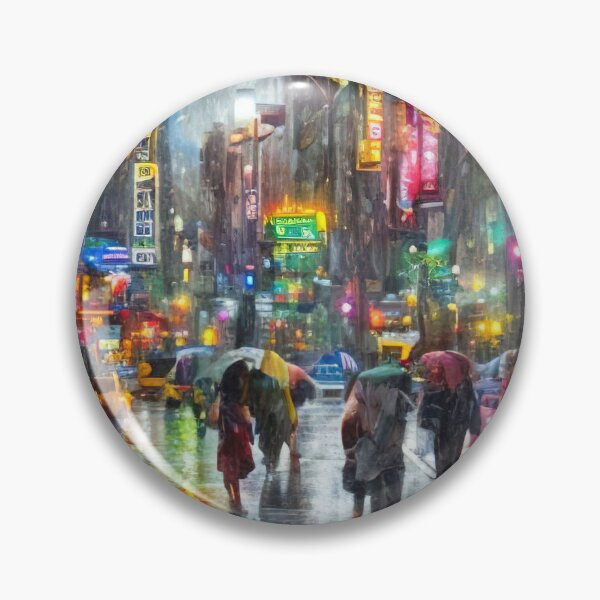 Item preview, Rainy City designed and sold by aureliuscat.