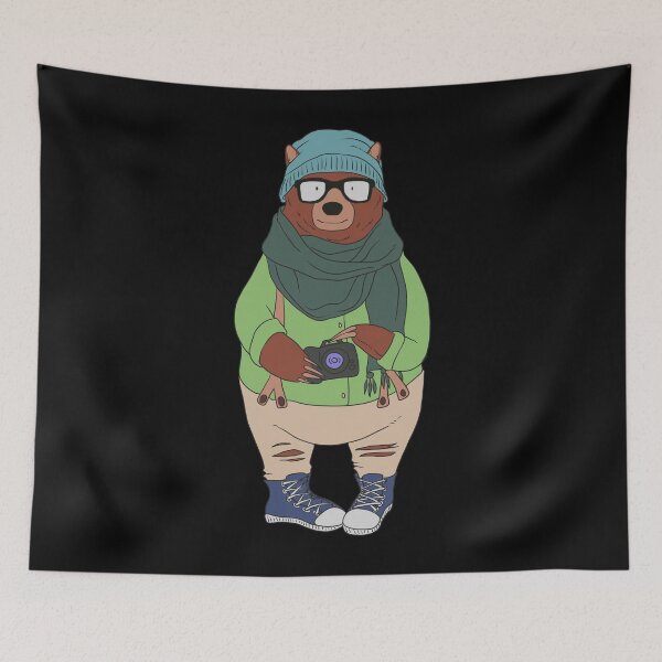 Item preview, Cute Bear in Fashion Clothes Funny Kawaii Anime Bear Lover designed and sold by r-silver.