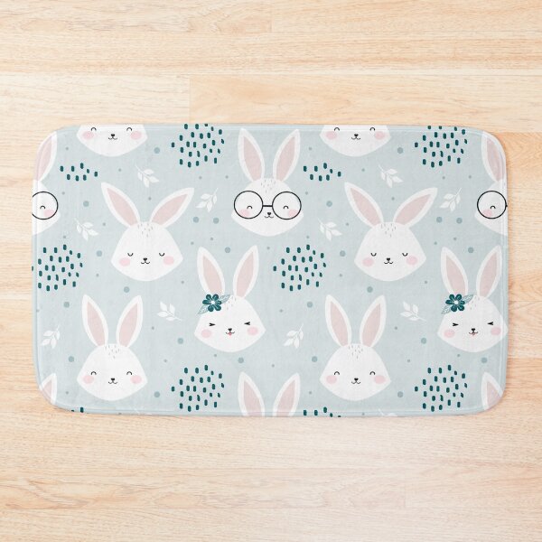 Item preview, Anime cute rabbit Colorful emerald green pattern design. Rabbits iPhone or Samsung Phone Case Cover designed and sold by RoManSmArt.