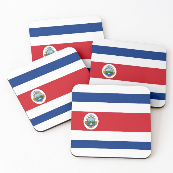 Item preview, Costa Rica flag designed and sold by assiya-fashion.