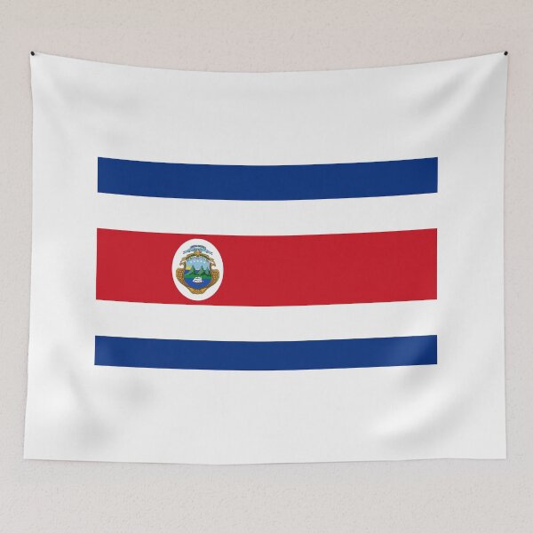 Item preview, Costa Rica flag designed and sold by assiya-fashion.